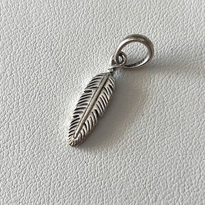 Retired Pandora Spiritual Feather Charm